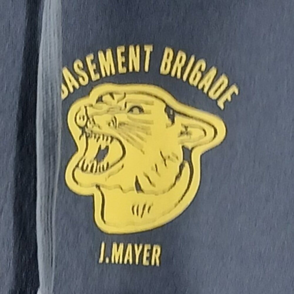 John Mayer Rare Basement Brigade Hooded Sweatshirt Blue/Gray Small, Fairfield CT - Picture 4 of 16